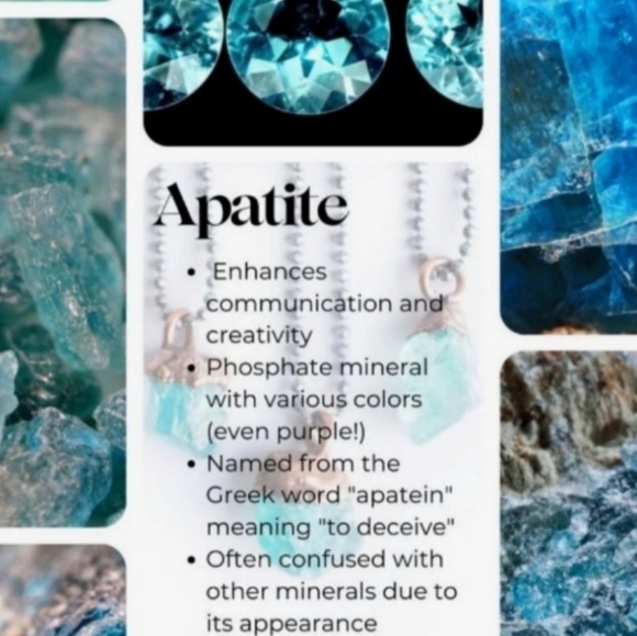 Blue Apatite Gemstone 925 Sterling Silver Handmade Ring - Picture 2 of 2